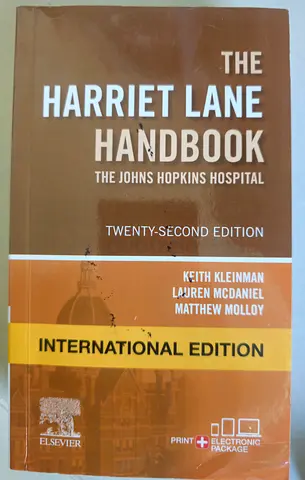 The Harriet Lane Handbook (22nd Edition) - Johns Hopkins Hospital