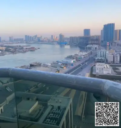 Fully Furnished 1 Bedroom Hall with Full Sea View for Sale in Orient Tower – Ajman