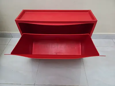 IKEA TRONES Shoe/Storage Cabinets - Red (Set of 2)