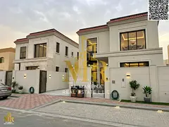Excellent villa in Al Muwaihat, two floors and a rooftop, near Ajman Academy and the Saudi German Ho