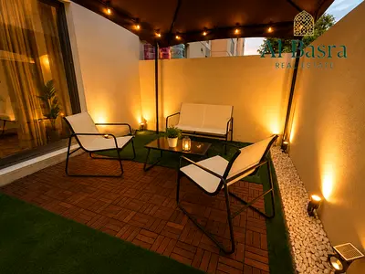 Luxury Garden Studio for Rent in Uptown Al Zahia | Ultra Furnished | Smart Space Living | Ground Floor