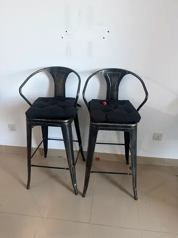 Two high chairs stools for sale