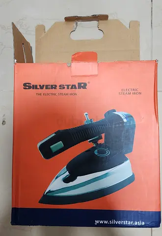 Silver Star Electric Steam Iron - IN BOX