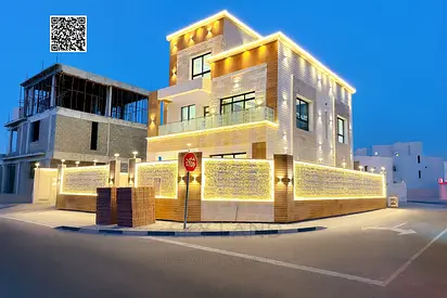 فيلا كورنر - طابقين و روف - شامل التسجيل