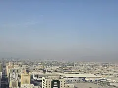 2BHK with balcony, stunning open sea view, panoramic windows, 2 bathrooms, free parking, near Dubai