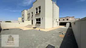 Villa for rent in Al Barashi area, Sharjah, with 3 bedrooms and two floors.