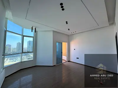 2BHK apartment for annual rent in Al Khor Towers – Al Rashidiya, Ajman | Luxury personal finishing | 1480 sq.ft | 4 bathrooms + maid’s room | 12th flo
