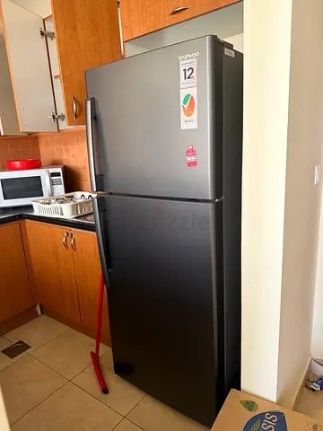 Daewoo  2-Door Refrigerator - Black, Good Working Condition
