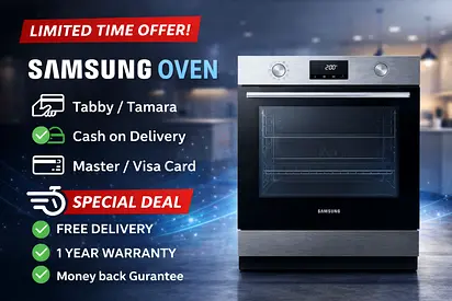 Samsung 68L Built-In Electric Oven NV68A1172RS | Stainless Steel | 1 Year Warranty