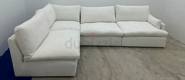 Perfect condition home centre white color cloud sofa