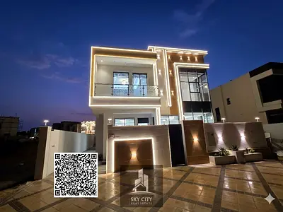 فيلا أول ساكن شاملة التسجيل والخدمات في الحليو 2 فيلا للبيع في منطقة الحليو 2 بعجمان، جديدة بالكامل وأول ساكن، بتصميم عصري وتشطيب راقي يناسب العائلات