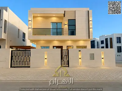 No down payment | Own a luxurious 3700 sq ft villa in Al Amerah, Ajman | 5 master bedrooms + 2 living rooms + majlis + roof terrace | Competitive pric