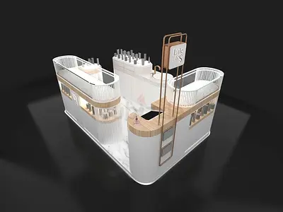 Modern Perfume Kiosk Design For Sale