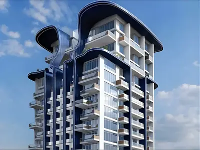 Furnished 2BR | Samana Waves JVC | Marina & Pool View