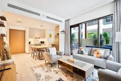 Charming 1BR w/ Airy Terrace + Pool & Gym Access | Furnished | Flexible term