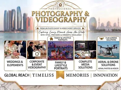 📸🎬 High-End Photography  Videography Services in Abu Dhabi 💎👑