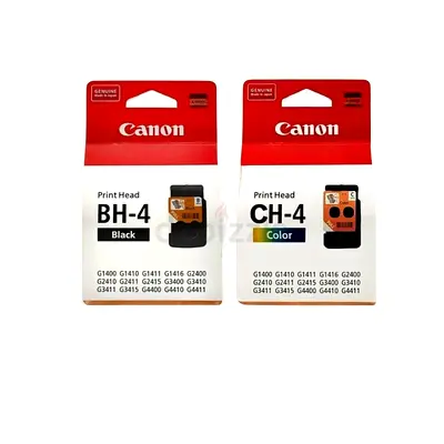 Canon Print Head CH-4  BH-4 (Color + Black) - Genuine