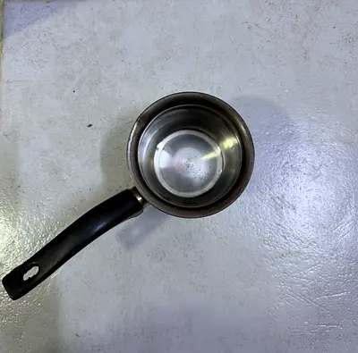 Free Stuff a Pyrex dish and Small stainless steel milk pan with handle