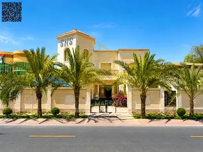 A villa with all electricity, water and air conditioning fees included, on the main street, ready to move in, in the most prestigious areas of Ajman,