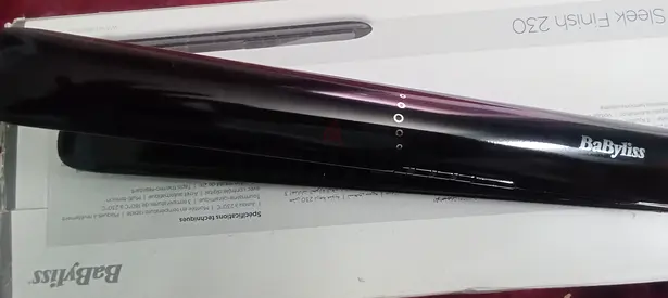 BaByliss Hair Straightener (Model: Sleek Finish 230) - Good Condition