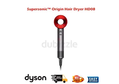 Dyson Supersonic Origin Hair Dryer HD08 - Brand New - Gray/Red
