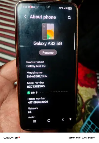 Samsung Galaxy A33 5G - Good Working Condition