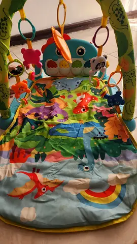 Dinosaur baby fitness rack available in good condition, urgent sale.