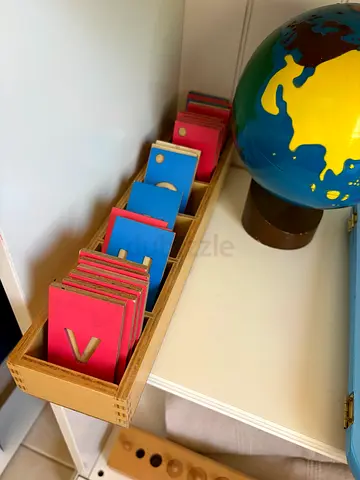 Wooden Montessori Alphabet tracing set (very limited edition) bought from UK