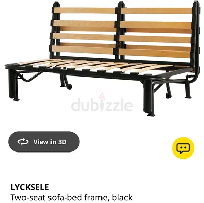 Sofa bed (2 seater) for sale (Ikea Lycksele)