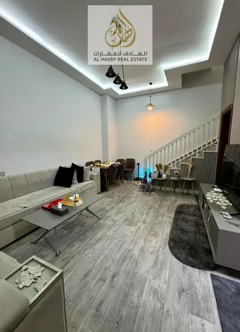 Furnished Villa for Yearly Rent in Al Zahya 📍 Uptown Complex ✨ Large Terrace & Balcony