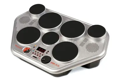 Portable Electronic Drum Pad Kit - Practice Pad with Multiple Pads and Built-in Speakers