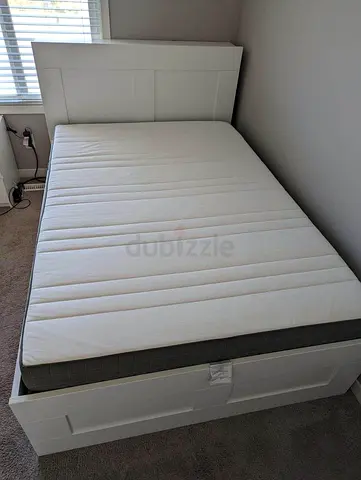 ikea Double Bed Frame with mattress/double size