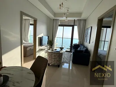 High-Floor 2BR | Furnished | Sea & Skyline Views