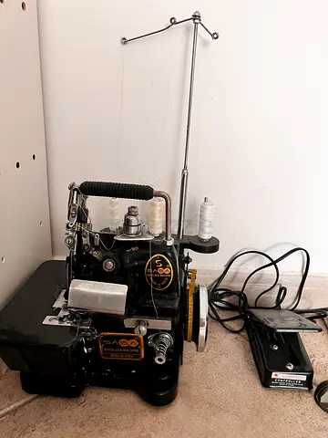 Vintage Industrial Overlock/Serger Sewing Machine - Heavy Duty
