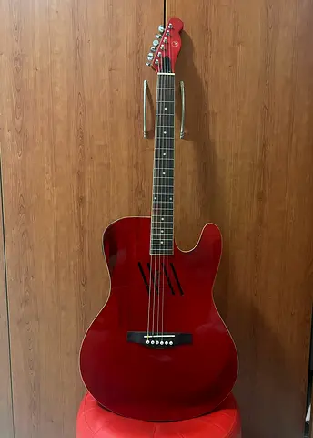Telecaster Semi Acoustic Guitar with tunerwireless Audio System