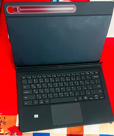 Original Samsung Keyboard Black- Galaxy Tab S10 FE+ (Arabic / English)