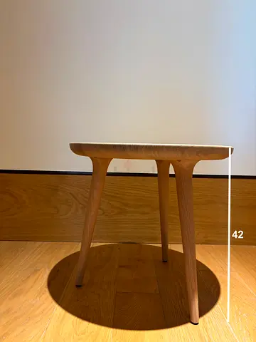 mater Solid Wood Round Side Table