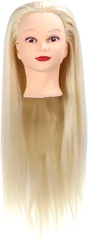 Long Straight Blonde Synthetic Wig — New, Styled Ready-to-Wear