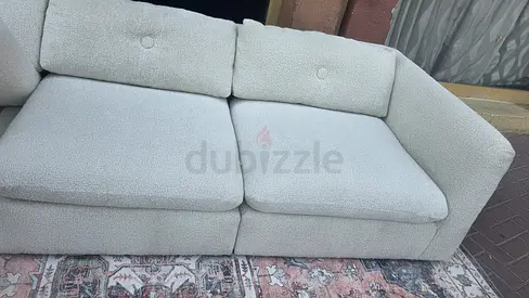 Crate and Barrel three seater sofa