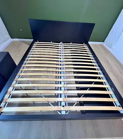 Ikea Queen size bed with mattress available in perfect condition