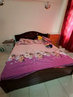 Master bedroom room with furnished attach bathroom