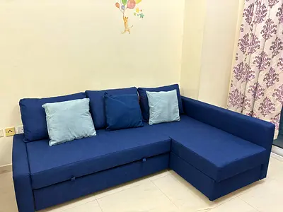 IKEA corner sofa convertible bed