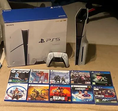 Sony PlayStation 5 ( almost new with Box) Disc Edition