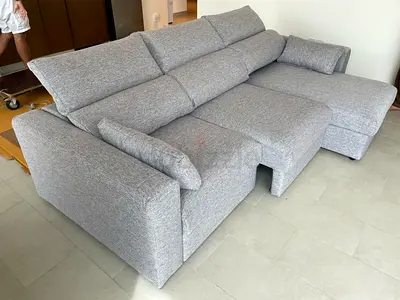 Ikea Eskelstuna L shape sofa bed Gray