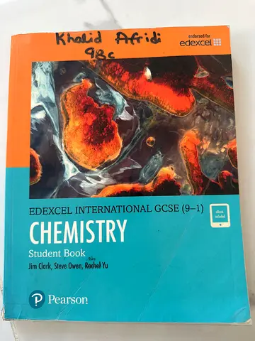 Edexcel International GCSE (9-1) Chemistry Student Book (Pearson)