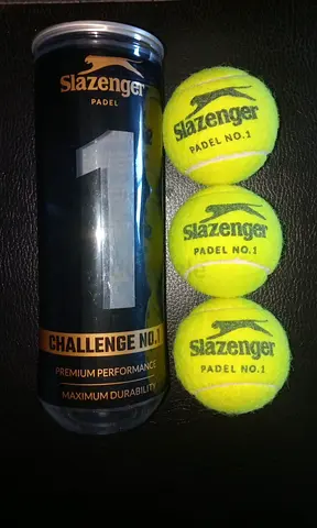 Slazenger Challenge No 1 Padel Balls 3-Pack, Yellow
