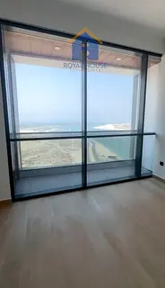 For sale: One bedroom and living room in La Plage Tower, open side view