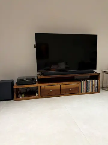 Tv Unit walnut hand made