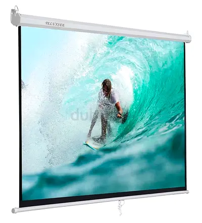 16: 9 Hd Foldable Anti-crease Portable Screen Projector (120in
Wall Mount . 152.4W x 279H centimeter