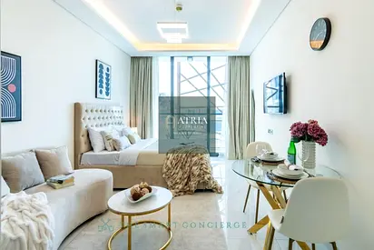 Furnished Studio | Best Price | Balcony & Pool View